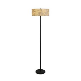 Isla Noir lampadaire De Searchlight - Placez-le dans un salon, une chambre ou un bureau et apportez caractère et charme intemporel à votre pièce.
