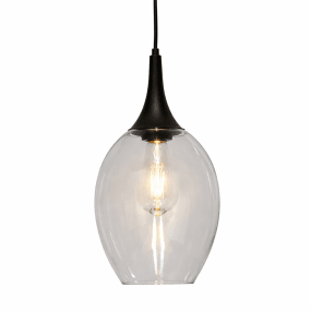 Elipzo Ø18 Couleur fumée lampe de fenêtre De Lampan - Son abat-jour en m&eacute;tal noir lui conf&egrave;re une touche raffin&eacute;e, tandis que son verre fum&eacute; diffuse une lumi&egrave;re douce et tamis&eacute;e.