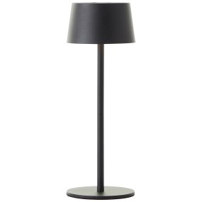 Jona 25cm Noir portable De Brilliant - Jona est adapt&eacute; &agrave; une utilisation en ext&eacute;rieur gr&acirc;ce &agrave; son indice de protection IP44, mais pour une dur&eacute;e de vie plus longue, il doit &ecirc;tre charg&eacute; et stock&eacute; &agrave; l&#39;int&eacute;rieur.