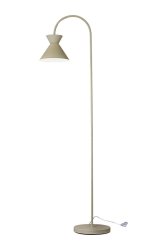 Coni Beige lampadaire De Aneta Lighting - Le magnifique lampadaire Coni au design intemporel s'harmonise aussi bien avec les intérieurs classiques que rustiques.