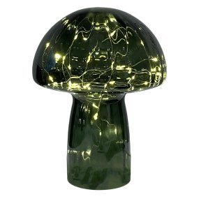 Svamp 23cm Vert lampe de table De Pixie Design - Il est &eacute;quip&eacute; d&#39;une minuterie et d&#39;un variateur pratique &agrave; 5 niveaux pour r&eacute;gler la lumi&egrave;re selon les besoins, ce qui le rend parfait &agrave; la fois comme &eacute;clairage de travail et comme &eacute;clairage de soir&eacute;e chaleureux.