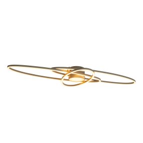 Galactica 100cm Beige plafonnier De Lucide - La t&eacute;l&eacute;commande incluse permet de r&eacute;gler la luminosit&eacute; et la temp&eacute;rature de couleur, du blanc chaud au blanc froid, pour cr&eacute;er l'ambiance souhait&eacute;e.