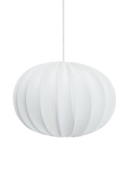Hilma Abat-Jour Ø40 Excl. Suspension Blanc cassé suspension De PR Home - Il est pr&eacute;f&eacute;rable d&rsquo;utiliser une source de lumi&egrave;re opale, qui garantit que la lumi&egrave;re circule magnifiquement sur tout l&rsquo;&eacute;cran.
