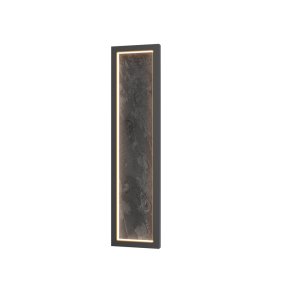 Orign 60cm Noir applique murale De Maytoni - Orign est une applique murale en métal avec une élégante imitation de pierre au centre, créant une impression naturelle et exclusive.
