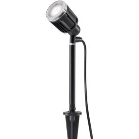 Amalfi Spotlight Noir De Konstsmide - La LED int&eacute;gr&eacute;e de 1 W produit une lumi&egrave;re blanche douce, id&eacute;ale pour un &eacute;clairage ext&eacute;rieur chaleureux et d&eacute;coratif.