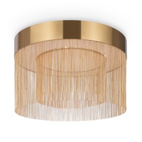 Imaginary Ø55 Or plafonnier De Maytoni - Imaginary est un &eacute;l&eacute;gant plafonnier en m&eacute;tal avec une finition dor&eacute;e luxueuse et des d&eacute;tails de cha&icirc;ne d&eacute;coratifs qui cr&eacute;ent une impression douce et exclusive.
