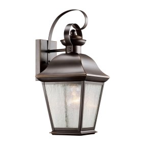 Mount Vernon Bronze De Elstead Lighting - Gr&acirc;ce &agrave; son indice de protection IP44, Mount Vernon est parfaitement adapt&eacute;e &agrave; une utilisation ext&eacute;rieure et id&eacute;ale pour les entr&eacute;es, les terrasses ou les fa&ccedil;ades de maison.