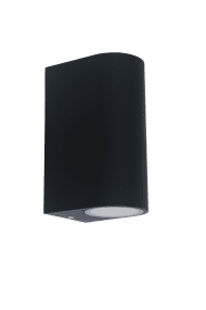 Tor duo Noir lampe d’extérieur De Lampan - Lampan lyser fint ner och upp p&aring; v&auml;ggen och skapar en h&auml;rlig atmosf&auml;r.