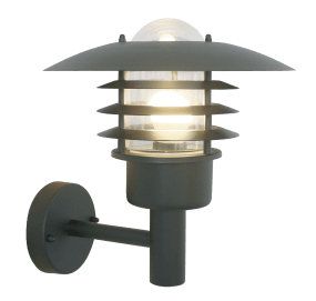 Kalmar Noir lampe d’extérieur De Nordic Lighting - Sa finition noire lui conf&egrave;re une allure &eacute;l&eacute;gante, tout en la rendant robuste et durable.