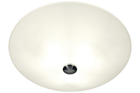 Iglo Ø50 Blanc plafonnier De Aneta Lighting - L'abat-jour est l&eacute;g&egrave;rement en forme de coquille et, avec ses d&eacute;tails m&eacute;talliques, s'int&egrave;gre dans n'importe quel int&eacute;rieur gr&acirc;ce &agrave; son design intemporel.