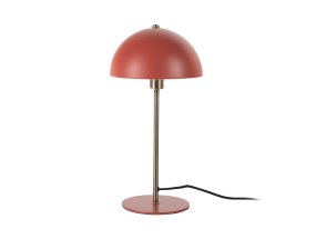 Bonnet 40cm ROUGE De Leitmotiv - La lampe de table Bonnet en métal allie un design rétro à une touche de modernité.