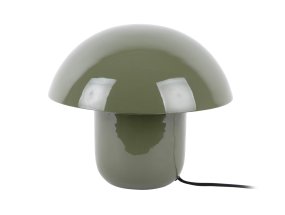 Mushroom 25cm Vert De Leitmotiv - Sa forme originale, associée à une finition émaillée verte mate et brillante, lui confère une allure moderne et saisissante.