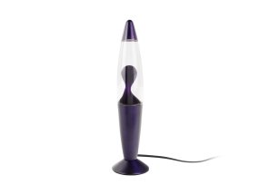 Rocket 35cm Violet De Leitmotiv - Elle est fournie avec un câble noir de 1,65 m, un interrupteur et une prise.