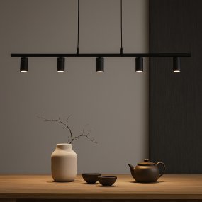 Lucy 115cm Noir mat suspension De Belid - ou une table &agrave; manger.