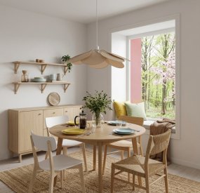 Magnolia Ø80 Beige suspension De Cottex - Magnolia est un objet de d&eacute;coration charmant, id&eacute;al pour une chambre, un salon ou une chambre d'enfant.