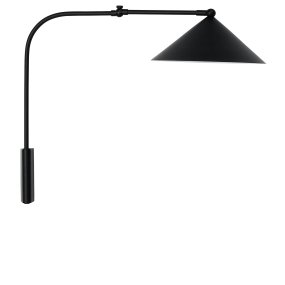 Kasa 60cm Noir applique murale De OYOY - Grâce à sa forme élégante, elle s'intègre à tous les intérieurs et apporte caractère et style à la pièce.