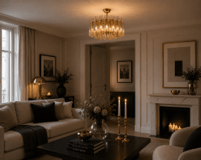Lancaster Ø54 Laiton/ambre cristal De Lampan - Gr&acirc;ce &agrave; sa forme d&eacute;corative, Lancaster devient un &eacute;l&eacute;ment central de toute pi&egrave;ce et est id&eacute;al pour les salons, les salles &agrave; manger ou les couloirs o&ugrave; vous souhaitez cr&eacute;er une ambiance accueillante et raffin&eacute;e.