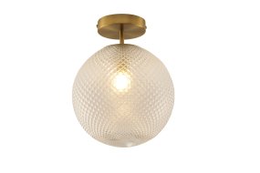 Korridor Ø25 Transparent plafonnier De Lampan - Corridor est un plafonnier &eacute;l&eacute;gant qui allie mat&eacute;riaux classiques et style d&eacute;coratif.