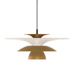 Picasso Ø50 Laiton suspension De Belid - La famille Picasso se compose de suspensions, de lampes de table et de lampadaires.