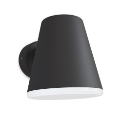 Mist Texture noire lampe d’extérieur De Belid - Le corps en verre opale int&eacute;gr&eacute; assure une bonne r&eacute;partition de la lumi&egrave;re tout en prot&eacute;geant la source lumineuse.