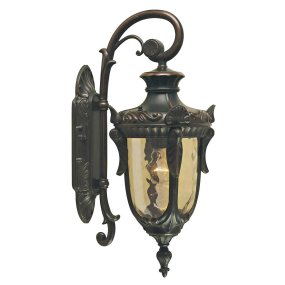 Philadelphia Bronze antique lampe d’extérieur De Elstead Lighting - Ce design intemporel fait de la lampe un complément parfait pour les espaces extérieurs, tandis que son indice de protection IP44 la rend résistante aux intempéries.