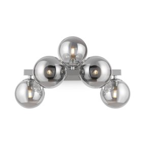 Dallas 40cm Chrome applique murale De Maytoni - Créez une atmosphère élégante et chaleureuse avec Dallas, un luminaire qui illuminera votre intérieur avec classe et finesse.