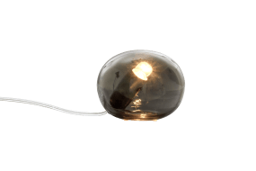 Globus 10cm Couleur fumée lampe de table De Aneta Lighting - Lampe de table globe en verre fum&eacute; avec une source lumineuse &agrave; l&#39;int&eacute;rieur de la sph&egrave;re en verre, qui fournit une lumi&egrave;re d&eacute;corative et chaleureuse.