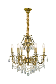 Versailles Ø55 Laiton antique suspension De Aneta Lighting - Nous vous recommandons de le placer au-dessus de la table à manger ou dans le salon, où il attirera assurément tous les regards en plus de fournir un bon éclairage !