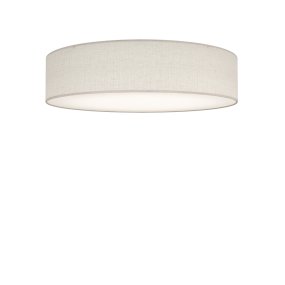 Soft Ø50 Lin blanc plafonnier De Belid - L'&eacute;l&eacute;gant plafonnier Soft diffuse une lumi&egrave;re douce et agr&eacute;able dans toute la pi&egrave;ce.