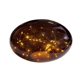 Sten 15cm Brun lampe de table De Pixie Design - Il est &eacute;quip&eacute; d'une minuterie et d'un variateur pratique &agrave; 5 niveaux pour r&eacute;gler la lumi&egrave;re selon les besoins, ce qui le rend parfait &agrave; la fois comme &eacute;clairage de travail et comme &eacute;clairage de soir&eacute;e confortable.