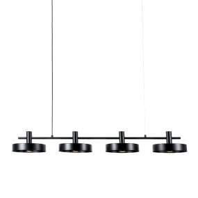 Birillo 130cm Noir suspension De Nordic Lighting - Birillo est une suspension moderne en m&eacute;tal au design graphique et &eacute;l&eacute;gant.