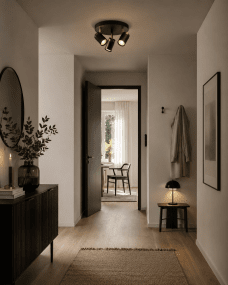 Lynx 3 Noir spot De Nordic Lighting - Installez-le dans le couloir, la cuisine ou la chambre.