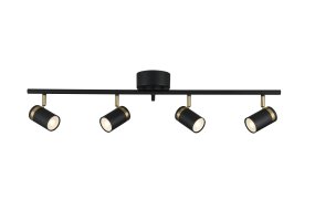 Lynx 4 Noir De Nordic Lighting - Installez-le dans le couloir, la cuisine ou la chambre.