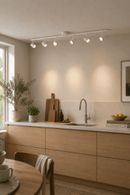 Omega 6 Blanc spot De Nordic Lighting - Installez-le dans le couloir, la cuisine ou la chambre.