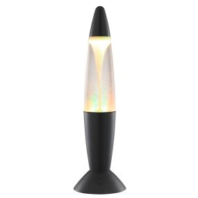 Stormlight 36cm Noir lampe pour enfant De Brilliant - Stormlight est une lampe de table décorative et portable qui allie le design rétro classique d'une lampe à lave à un effet tourbillonnant hypnotisant.