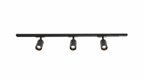 Forma 3-ensemble Noir De Nordic Lighting - Kit complet de rails et spots de Nordic Lighting.