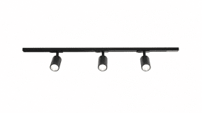 Forma 3-ensemble Noir De Nordic Lighting - Kit complet de rails et spots de Nordic Lighting.
