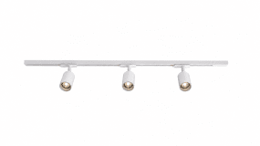 Forma 3-ensemble Blanc De Nordic Lighting - Kit complet de rails et spots de Nordic Lighting.