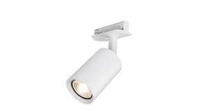Forma spot Blanc De Nordic Lighting - Les syst&egrave;mes d'&eacute;clairage sur rail Forma de Nordic Lighting sont con&ccedil;us et install&eacute;s sur mesure, selon vos sp&eacute;cifications et vos besoins.