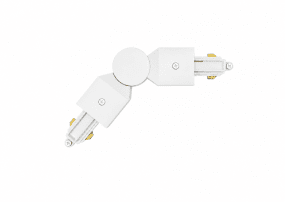 Flex Connecteur Blanc De Nordic Lighting - Connecteur flexible pour le syst&egrave;me de rails Nordic Lighting Forma.