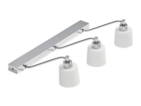 Tärnö 50cm Chrome lampe de salle de bain De Armaturhantverk - Cette lampe allie fonctionnalité et design pour donner à votre salle de bain une atmosphère stimulante et élégante.