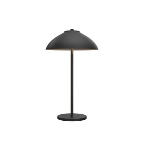 Vali 40cm Noir De Belid - Vali est une lampe de table &eacute;l&eacute;gante en m&eacute;tal noir mat, au design doux et harmonieux.
