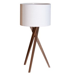 Vega 55cm Noyer lampe de table De By Rydéns - Vega est une lampe de table moderne en noyer et textile.