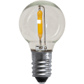 E10 0,5W 1900K Pack De 3 De Star Trading - Lot de 3 ampoules de rechange rondes en verre transparent.