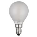 LED E14 boule mat 0,8W 2700K Blanc De Unison - La source lumineuse CLASSIC Globe Matte E14 d'une puissance de 0,8 W et d'une lumi&egrave;re chaude de 2700 K assure une diffusion lumineuse douce et agr&eacute;able.