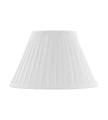 Fabric Lamp Shade 200 Blanc De Karlskrona lampfabrik - Douille de lampe avec filetage ou dans la virole en laiton incluse dans les lampes de table et de sol de Karlskrona Lampfabrik.