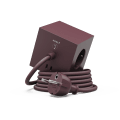 Square 1 with 30W Dual USBC & Magnetic base, 1.8m Bourgogne De Avolt - Il dispose de trois prises secteur standard et de deux ports USB-C.