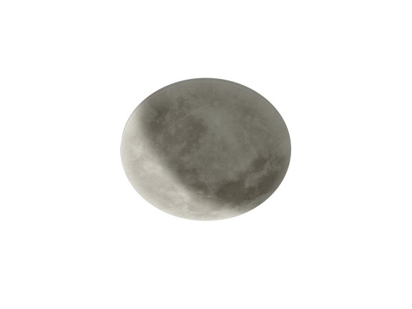 Lunar Ø40 Gris plafonnier De Trio Lighting - 