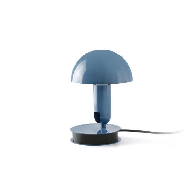 Bela 24cm Bleu lampe de bureau De Faro Barcelona - Gr&acirc;ce &agrave; son socle annulaire inclus, Bela se transforme rapidement en une &eacute;l&eacute;gante lampe de table.
