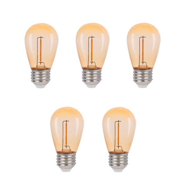 Deco bulb x 5 Ancien De Lightson - Pour une durée de vie optimale, nous recommandons de ne pas charger le transformateur à plus de 85 % de sa capacité maximale.
